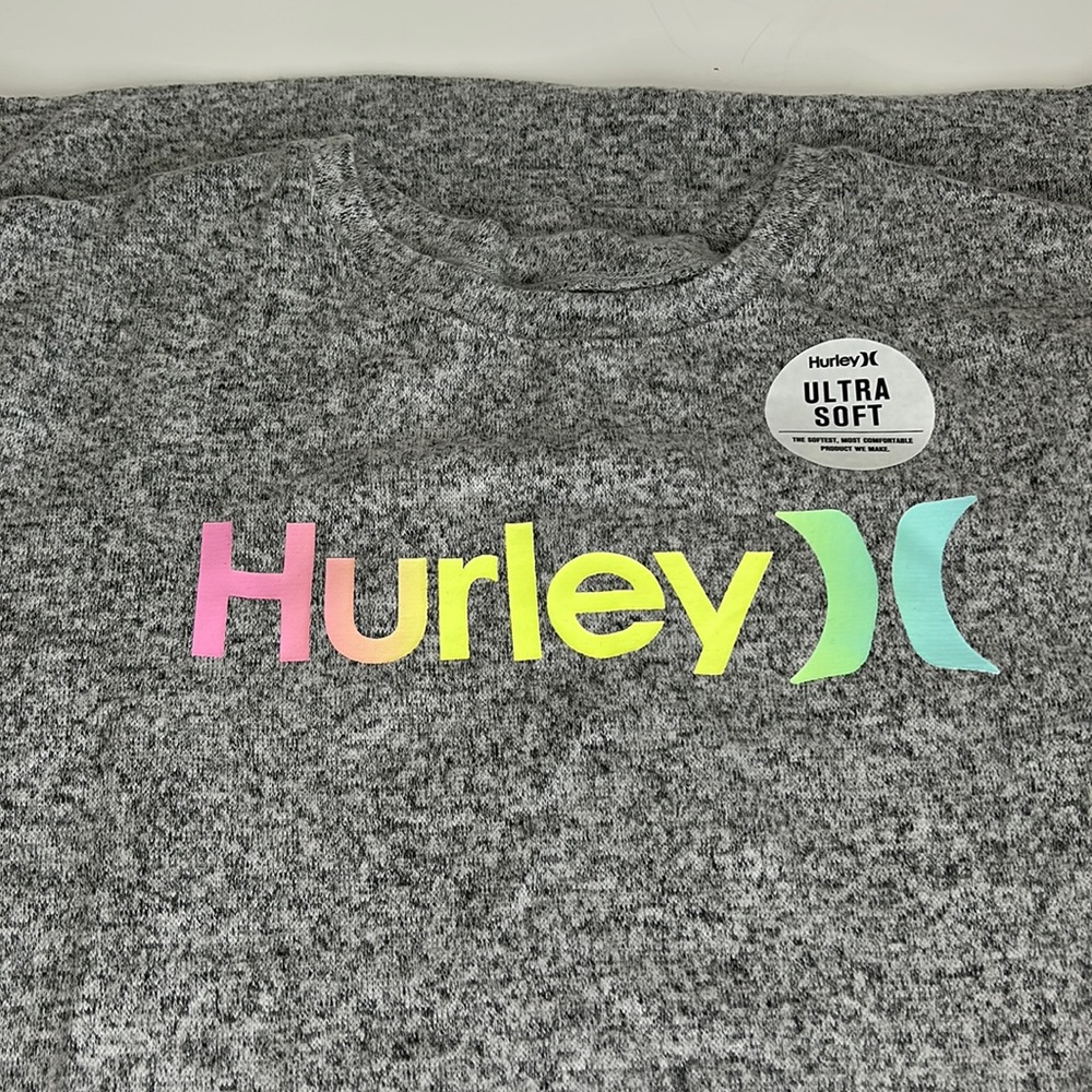 Grey Hurley Ultra Soft With Pink Hurley Hair Tye